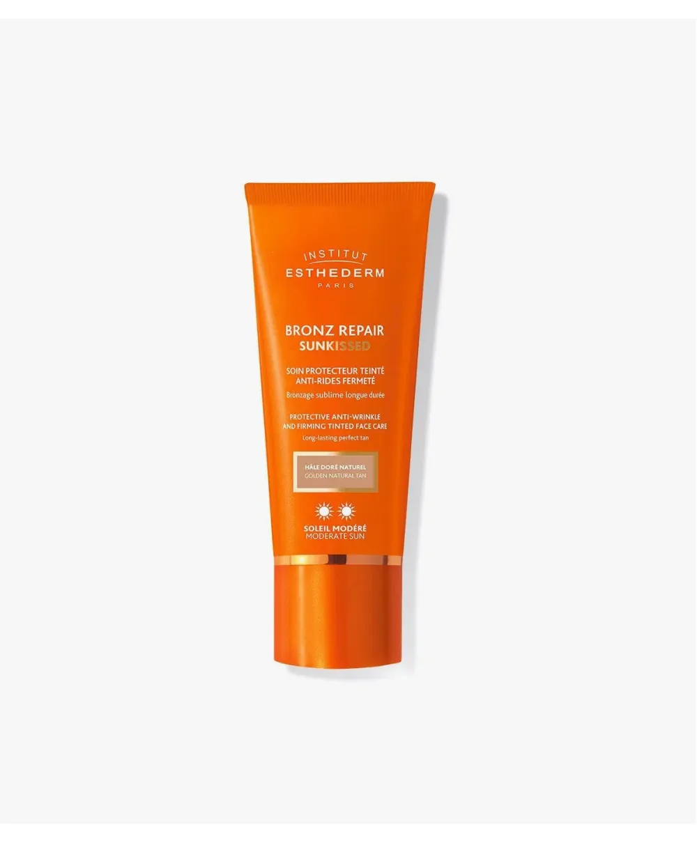 Esthederm BRONZ REPAIR Sunkissed Crema Facial Antiarrugas con Color Sol Moderado 50 ml