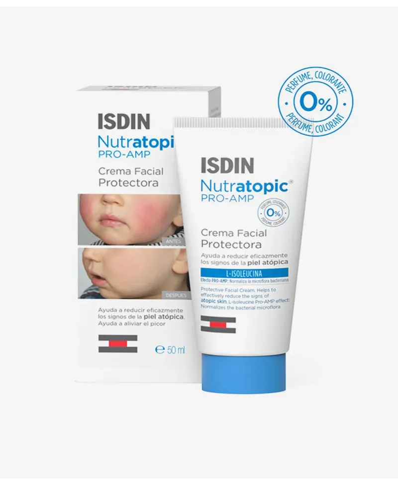 Isdin Nutratopic Pro-AMP Crema facial Piel atópica 50ml