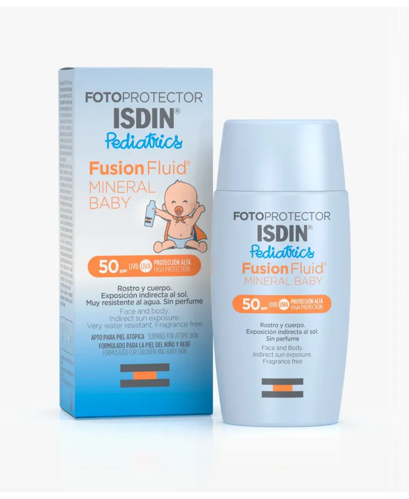 Isdin Fotoprotector Fusión Fluid Mineral Baby Pediatrics SPF50 50 ml