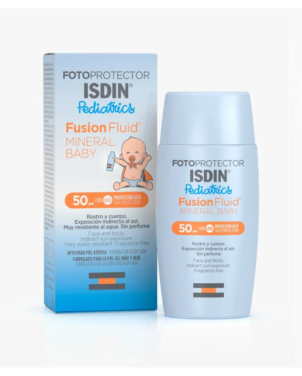 Isdin Fotoprotector Fusión Fluid Mineral Baby Pediatrics SPF50 50 ml