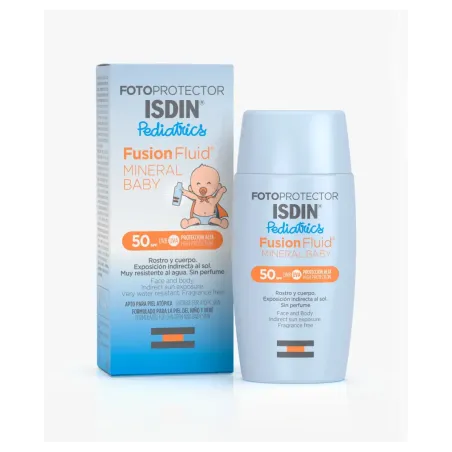 Isdin Fotoprotector Fusión Fluid Mineral Baby Pediatrics SPF50 50 ml