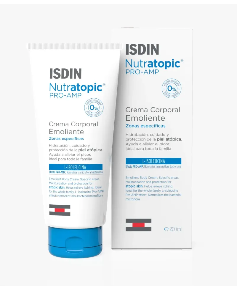 Isdin Nutratopic Pro-AMP Crema Emoliente Piel Atópica 200 ml
