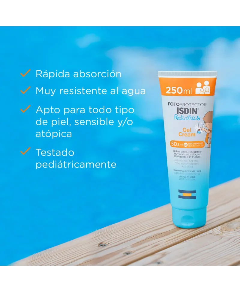 Isdin Fotoprotector Gel Cream Pediatrics SPF50+ 250 ml
