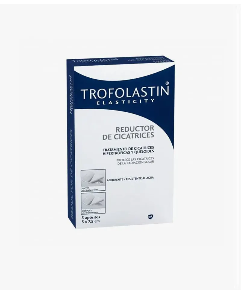 Trofolastin Reductor de Cicatrices 5 Unidades 5x7.5cm