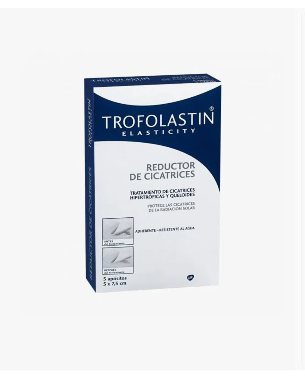 Trofolastin Reductor de Cicatrices 5 Unidades 5x7.5cm