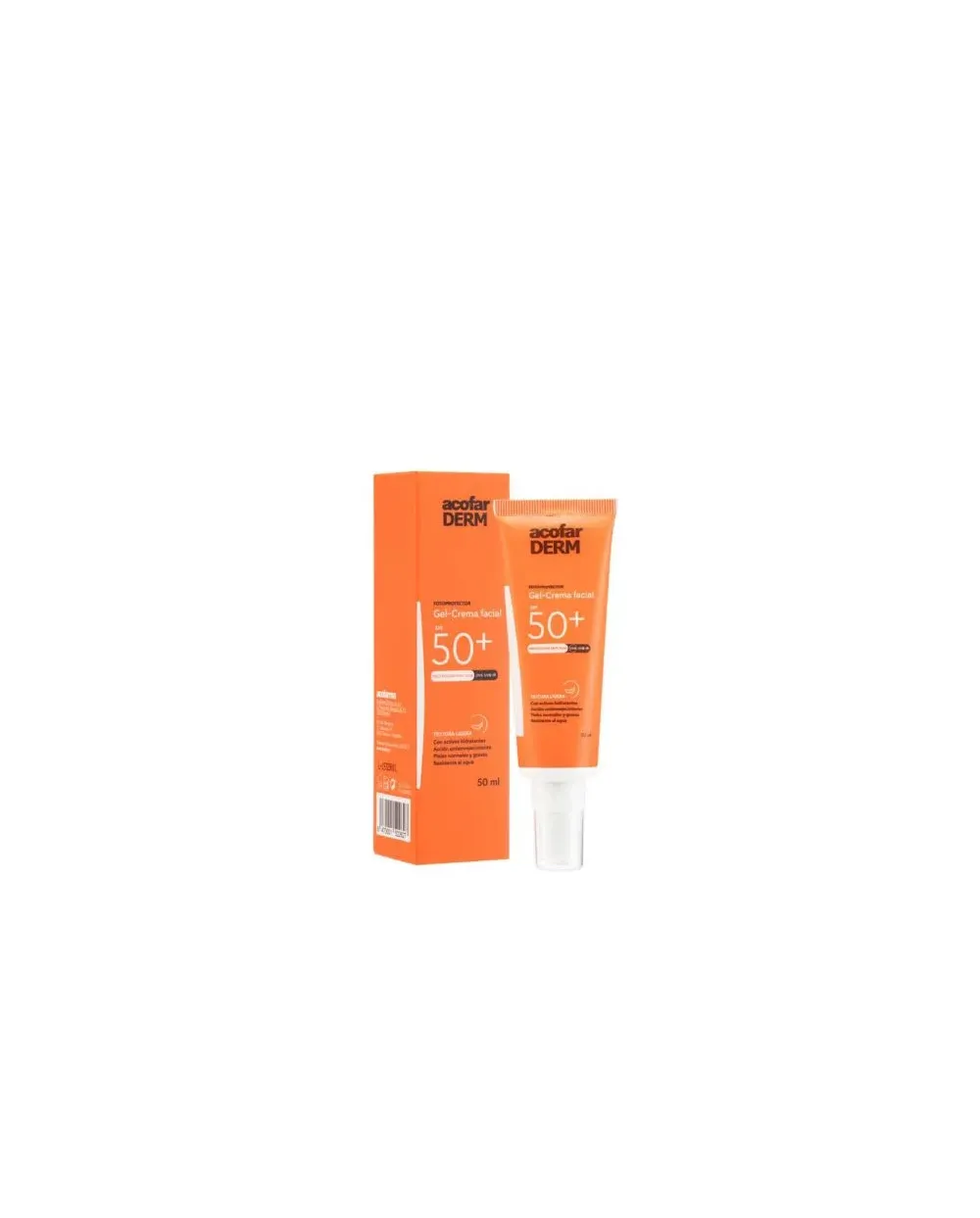AcofarDerm Gel Crema Facial Tacto Ligero SPF50+ 50ml