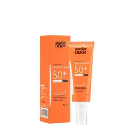 AcofarDerm Gel Crema Facial Tacto Ligero SPF50+ 50ml