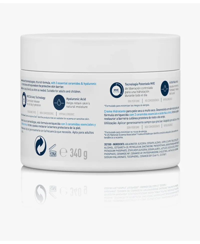 Cerave Crema Hidratante 340G