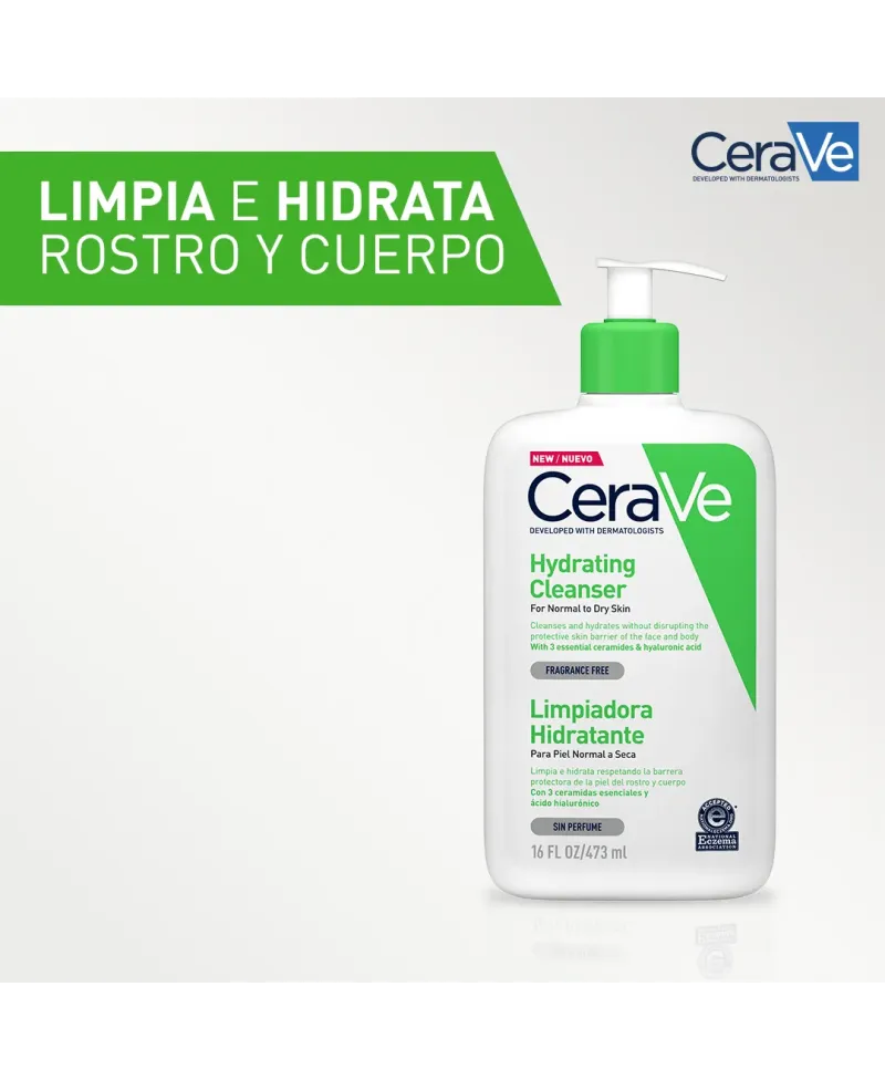 Cerave Limpiadora Hidratante 473ml