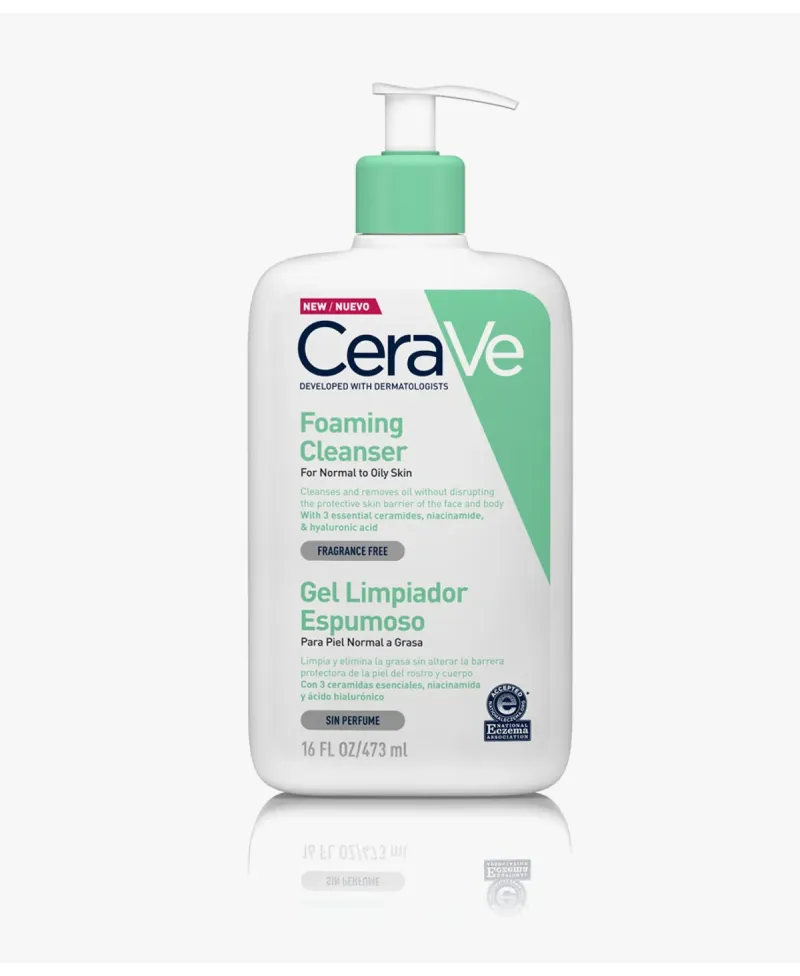 Cerave Gel Limpiador Espumoso 473 ml