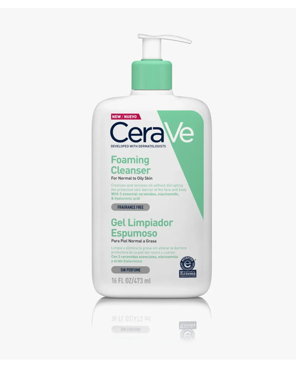 Cerave Gel Limpiador Espumoso 473 ml