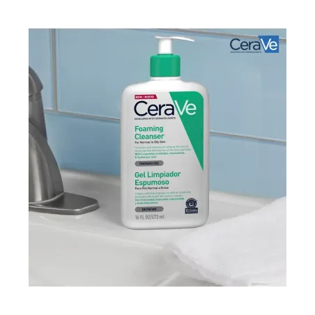 Cerave Gel Limpiador Espumoso 473 ml