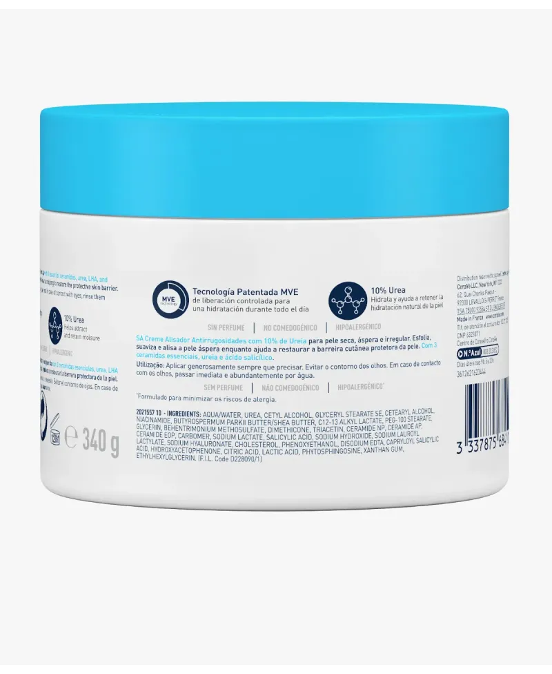 Cerave SA Crema Alisadora Anti-rugosidades 340 ml