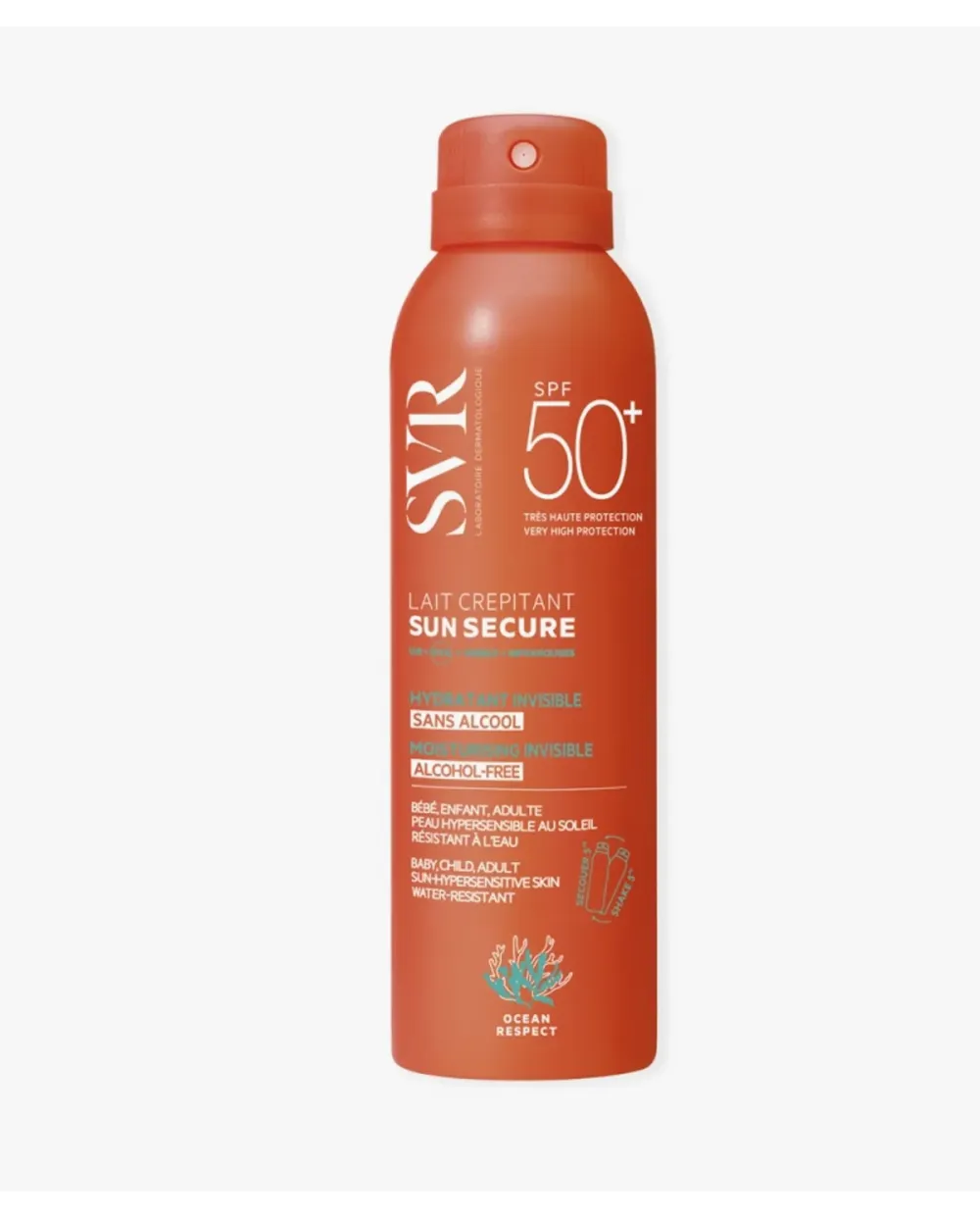 SVR Sun Secure Lait Crepitant SPF50+ 200 ml