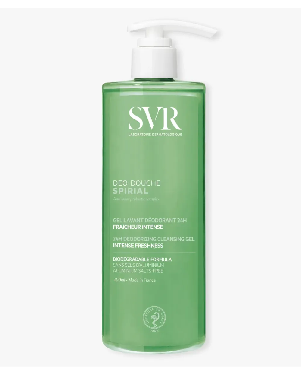 SVR SPIRIAL Déo-Douche Gel Desodorante  400 ml