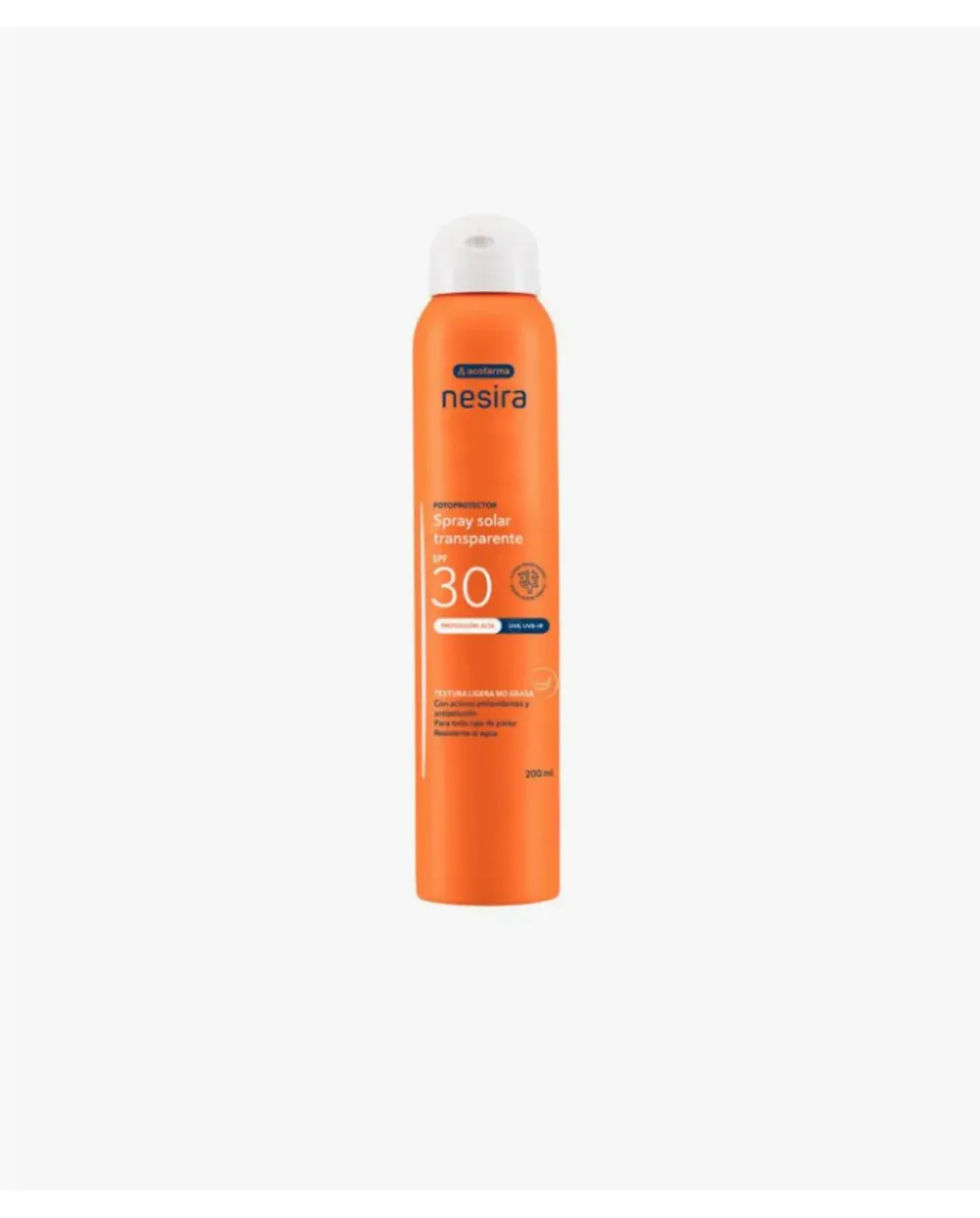 AcofarDerm Spray Solar Transparente SPF30   200 ml