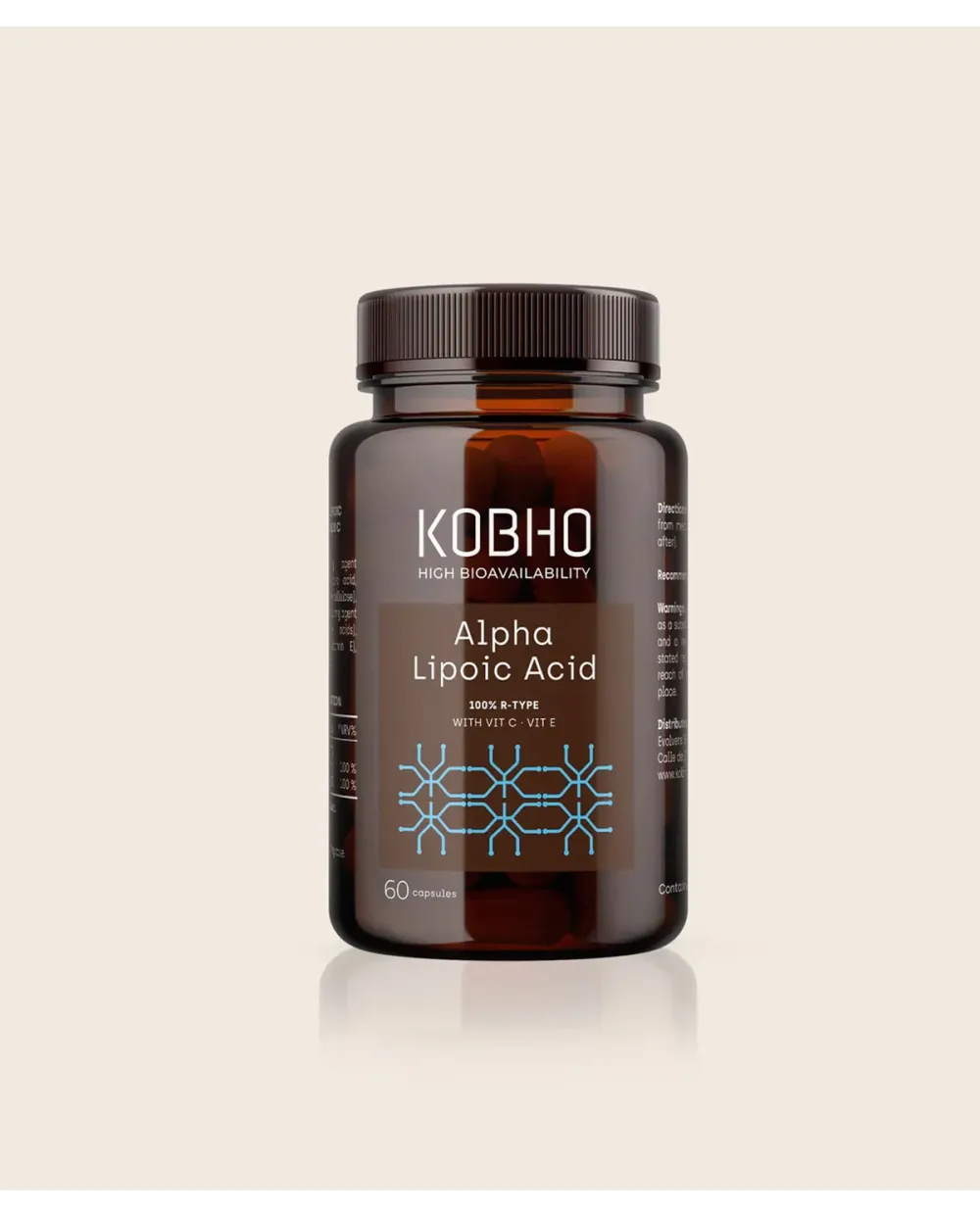 Kobho Ácido Alfa Lipoico 60 Cápsulas