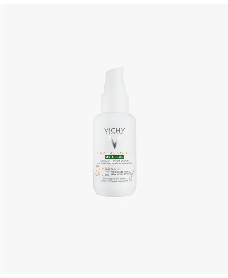 Vichy Capital Soleil UV Clear Fluido Fotoprotector Diario SPF 50 40 ml