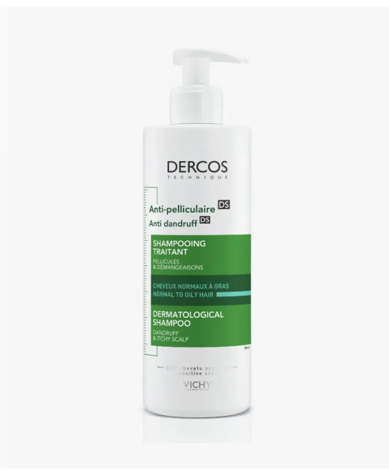 Vichy Dercos Champú Anticaspa Cabellos Grasos 390ml