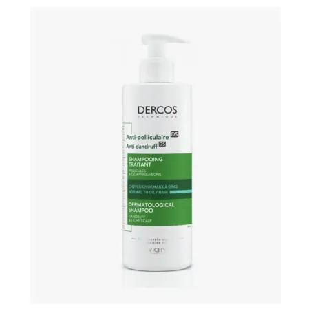 Vichy Dercos Champú Anticaspa Cabellos Grasos 390ml