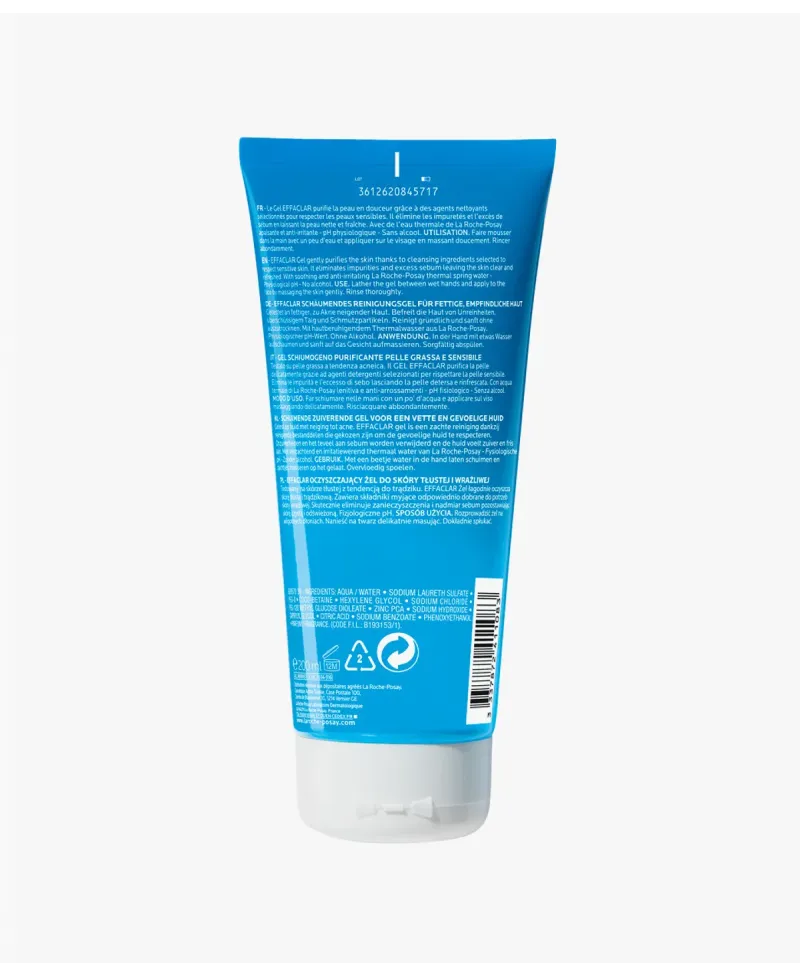 La Roche Posay Effaclar Gel Limpiador