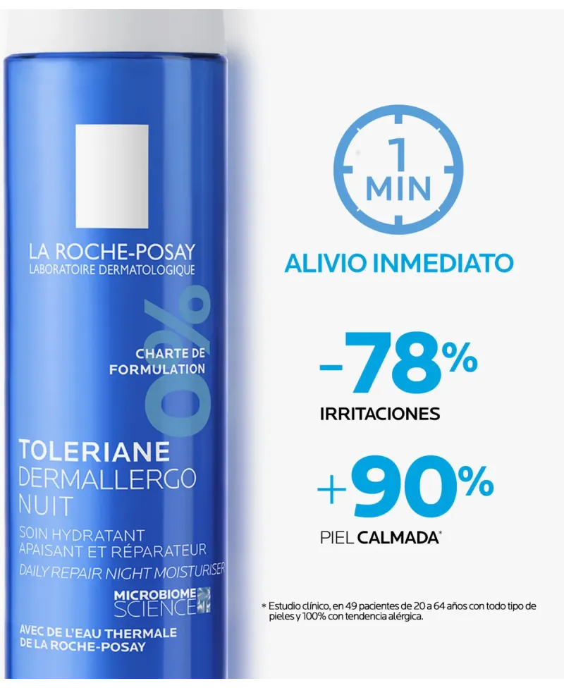 La Roche Posay Toleriane Dermallergo Noche 40 ml