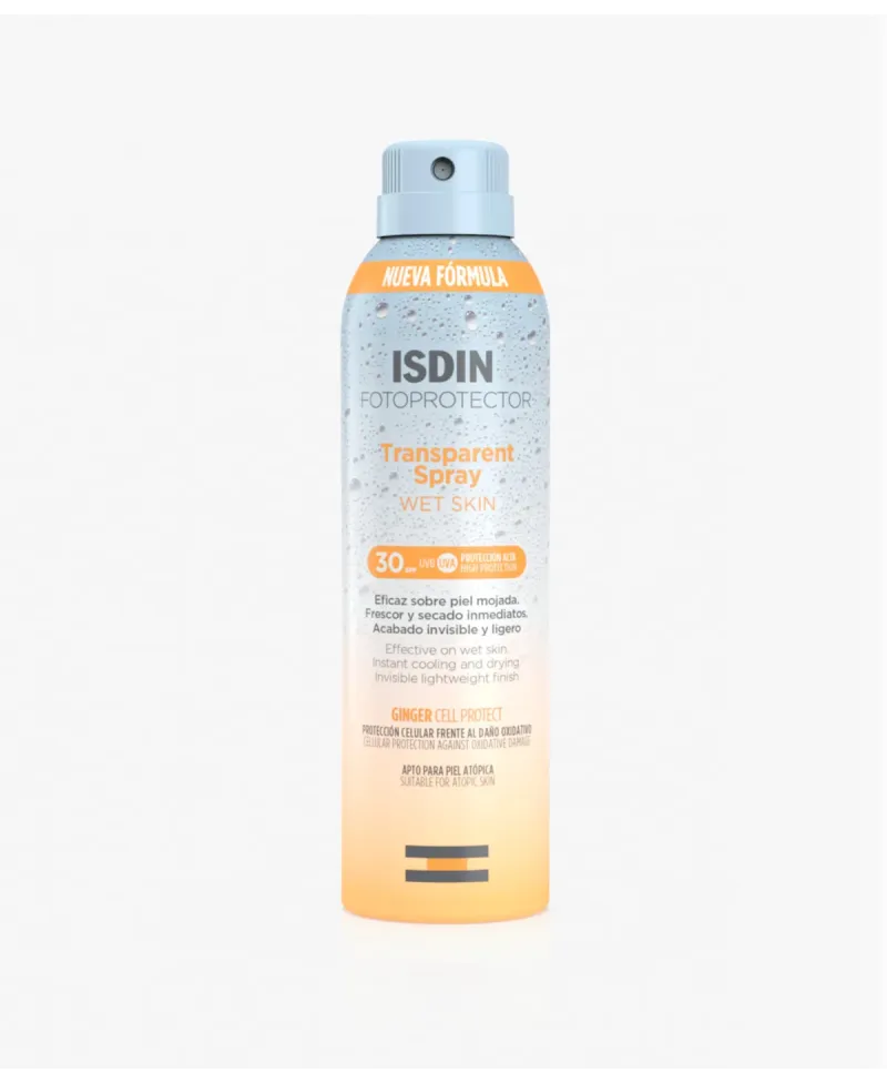 Isdin Fotoprotector Wet Skin Transparente Spray SPF30 250 ml