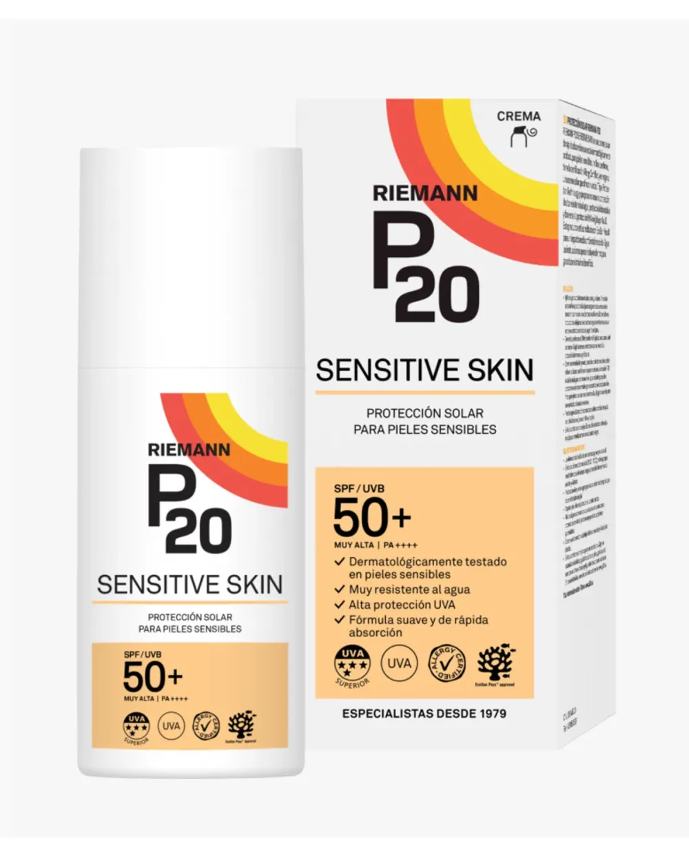 Riemann P20 Sensitive Skin Protección Solar Pieles Sensibles SPF50+ 200 ml