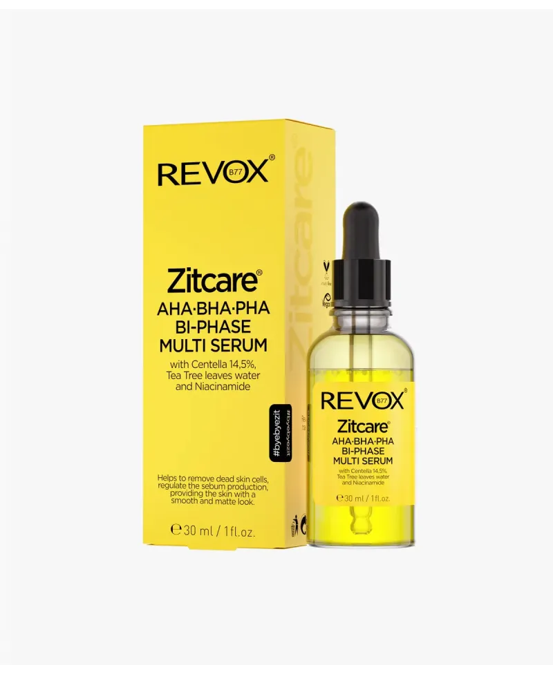 Revox B77 Zitcare AHA BHA PHA Serum Multifase Bi-Phase 30 ml