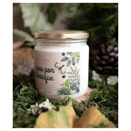 Book & Glow Vela Paseo por el bosque (Ed. limitada)