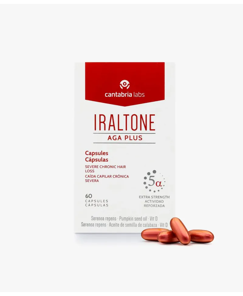 Iraltone AGA Plus 60 Cápsulas + 30 Cápsulas de Regalo
