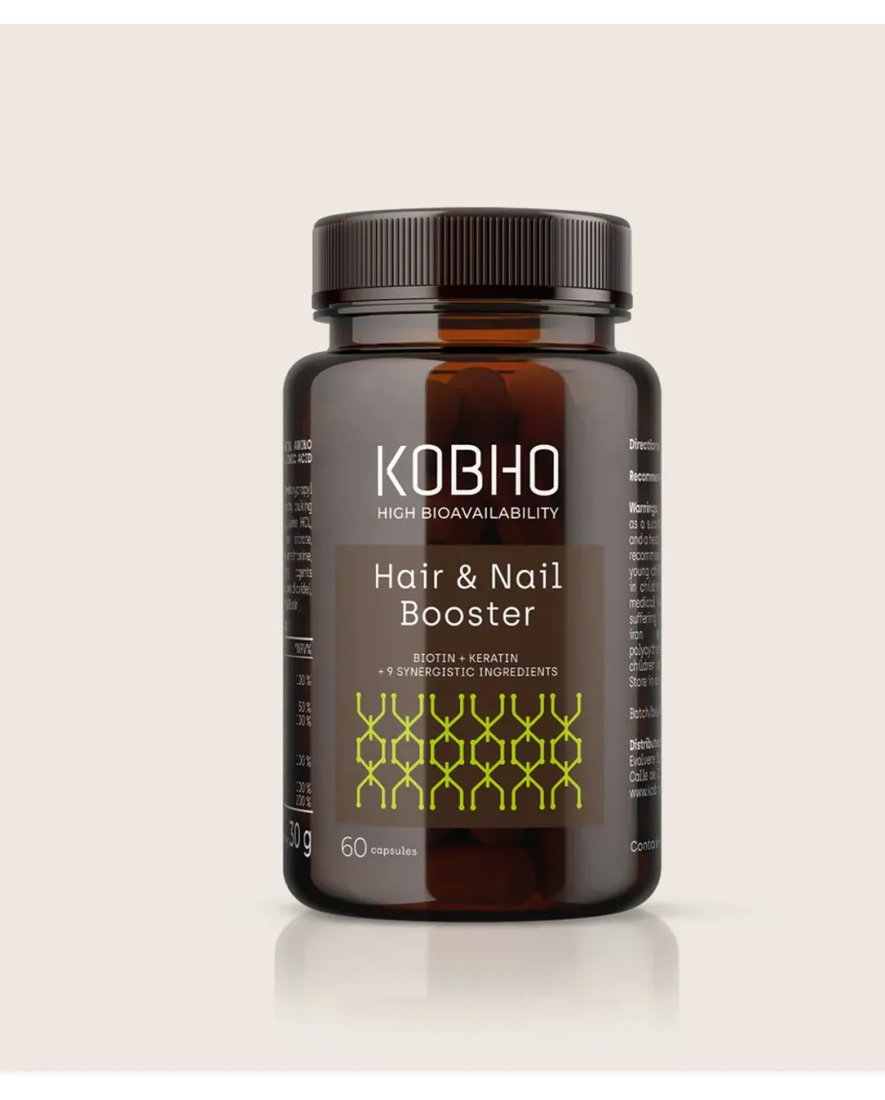 Kobho Hair & Nail Booster 60 Cápsulas