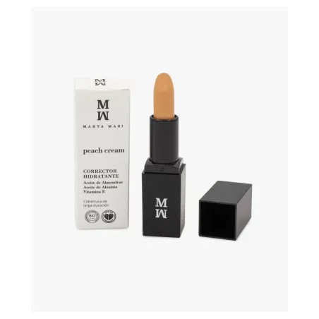 Marta Masi Corrector Hidratante Peach Cream | Neutraliza Ojeras e Ilumina + BROCHA GRATIS