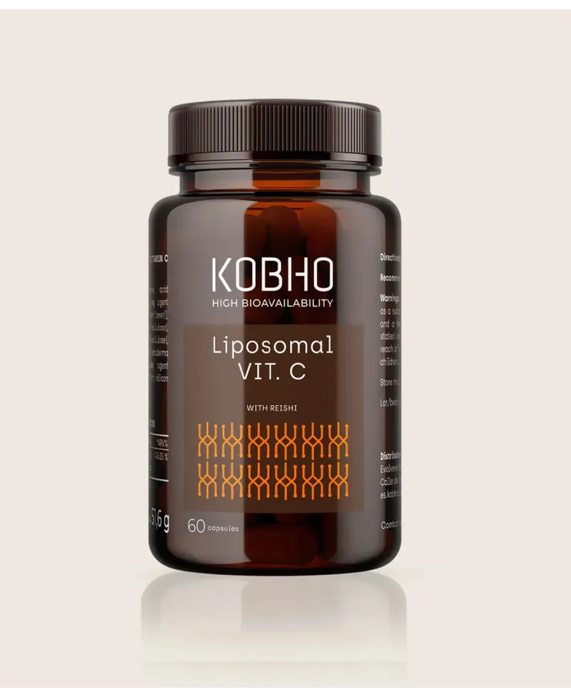 Kobho Vitamina C Reishi 60 Cápsulas