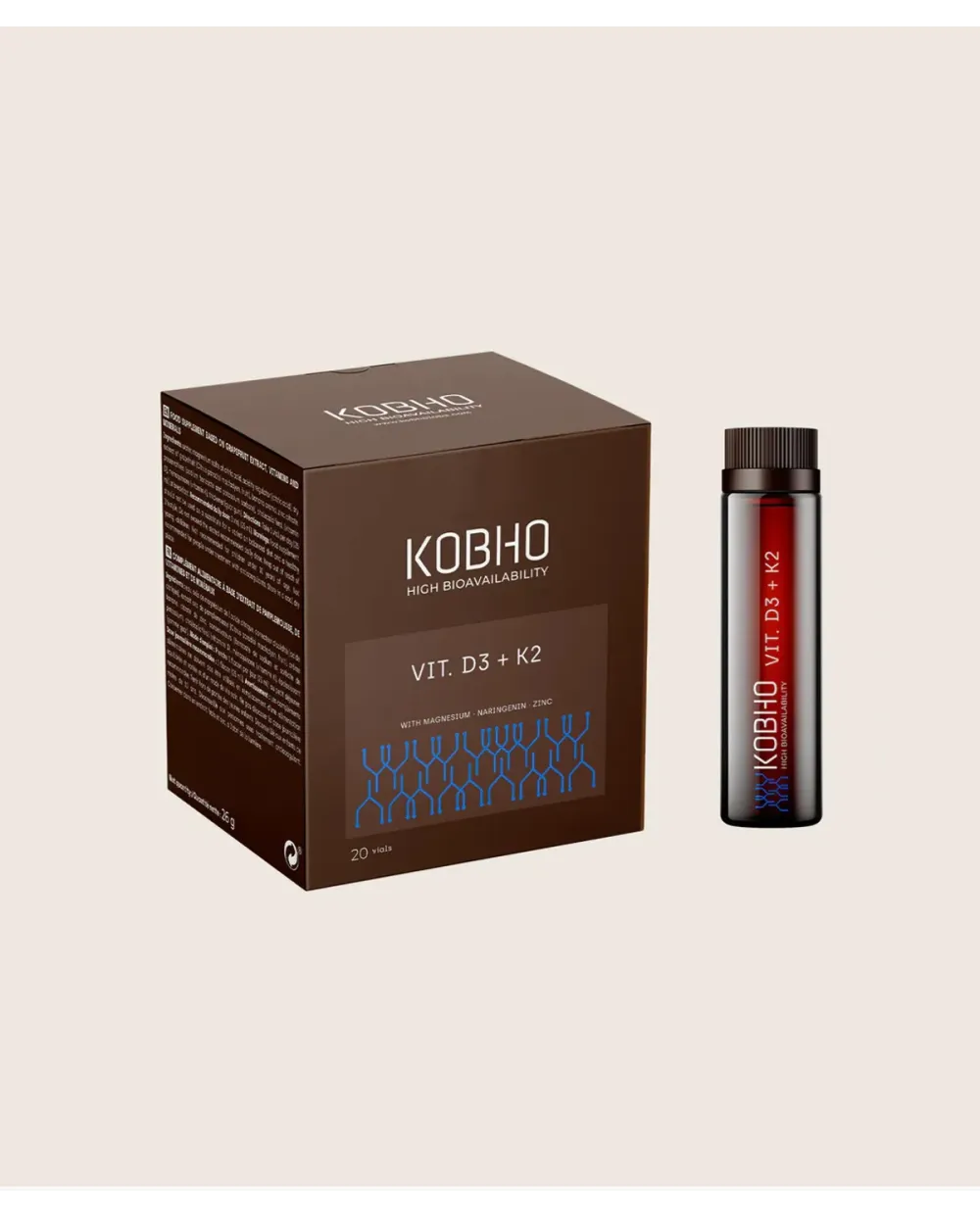 Kobho Vitamina D3 + K2 20 Viales