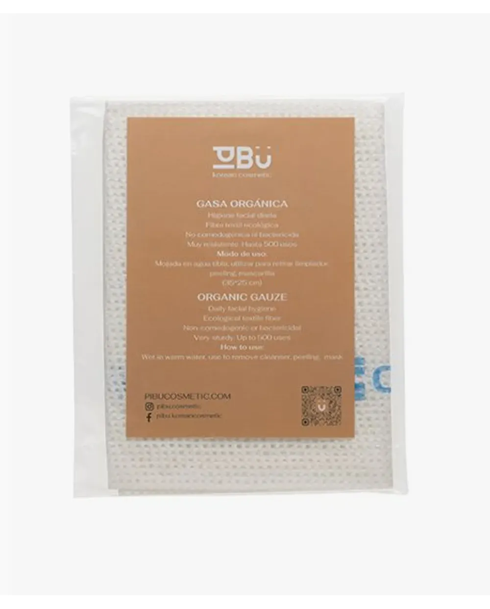 Pibucosmetic Gasa Orgánica Muselina 35×25 cm