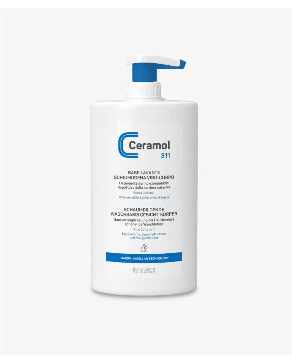 Ceramol 311 Crema Base Lavante Schiumogena 400 ml