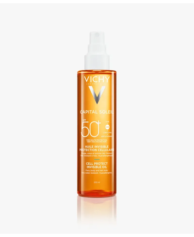 Vichy Capital Soleil Aceite Invisible Cell Protect SPF50+ 200 ml