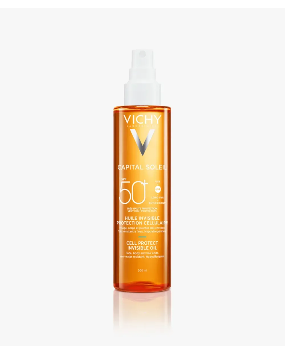 Vichy Capital Soleil Aceite Invisible Cell Protect SPF50+ 200 ml