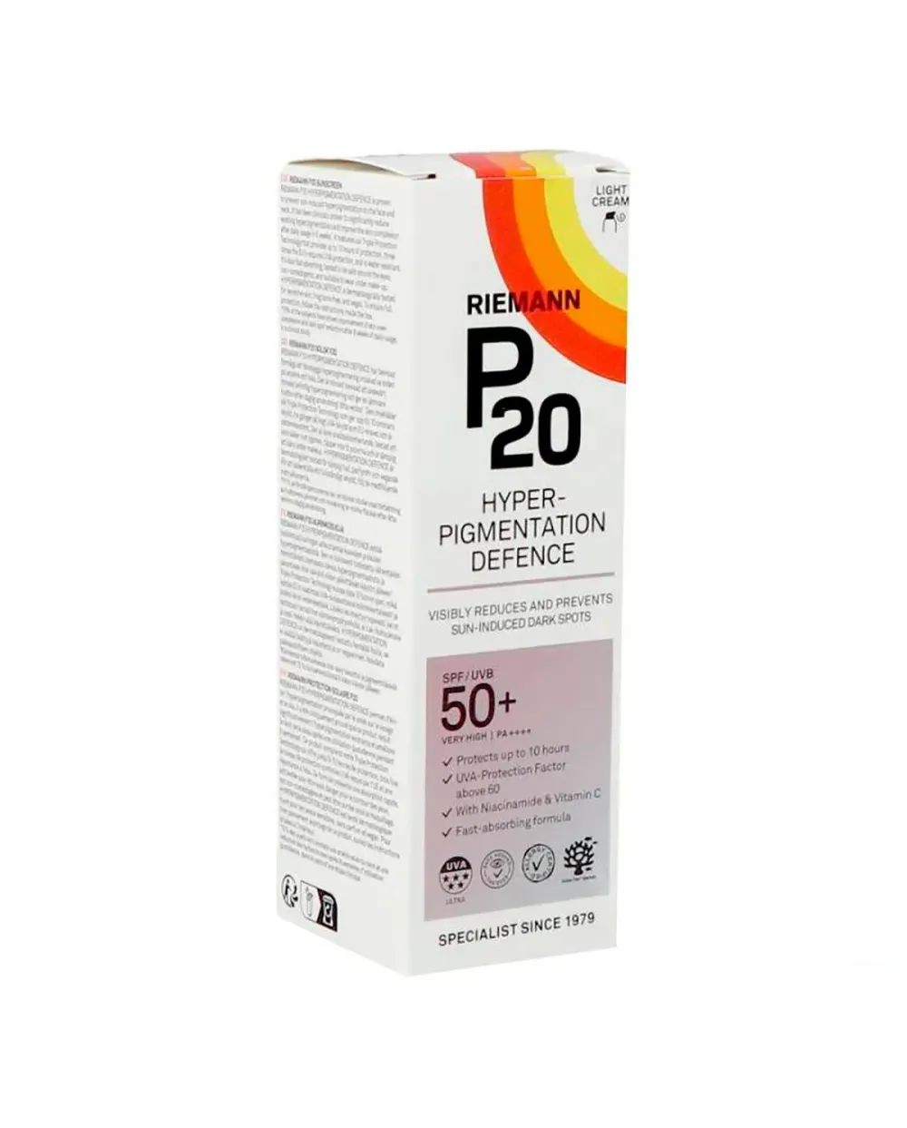 P20 Hyperpigmentation Defence 50+ Protección Solar Antimanchas