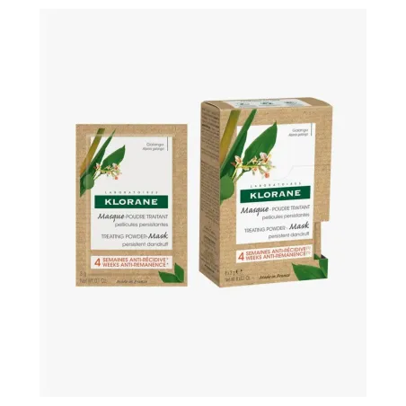Klorane Mascarilla Polvo a la Galanga 8 Sobres