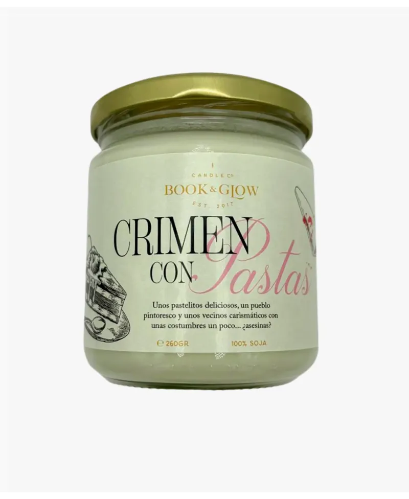 Book & Glow Crimen con Pastas