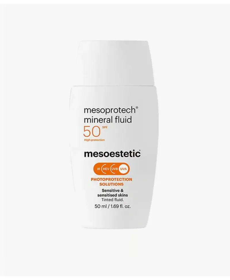Mesoestetic Mesoprotech Mineral Fluid Protector Solar Para Piel Sensible 50 ml