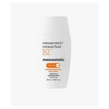 Mesoestetic Mesoprotech Mineral Fluid Protector Solar Para Piel Sensible 50 ml