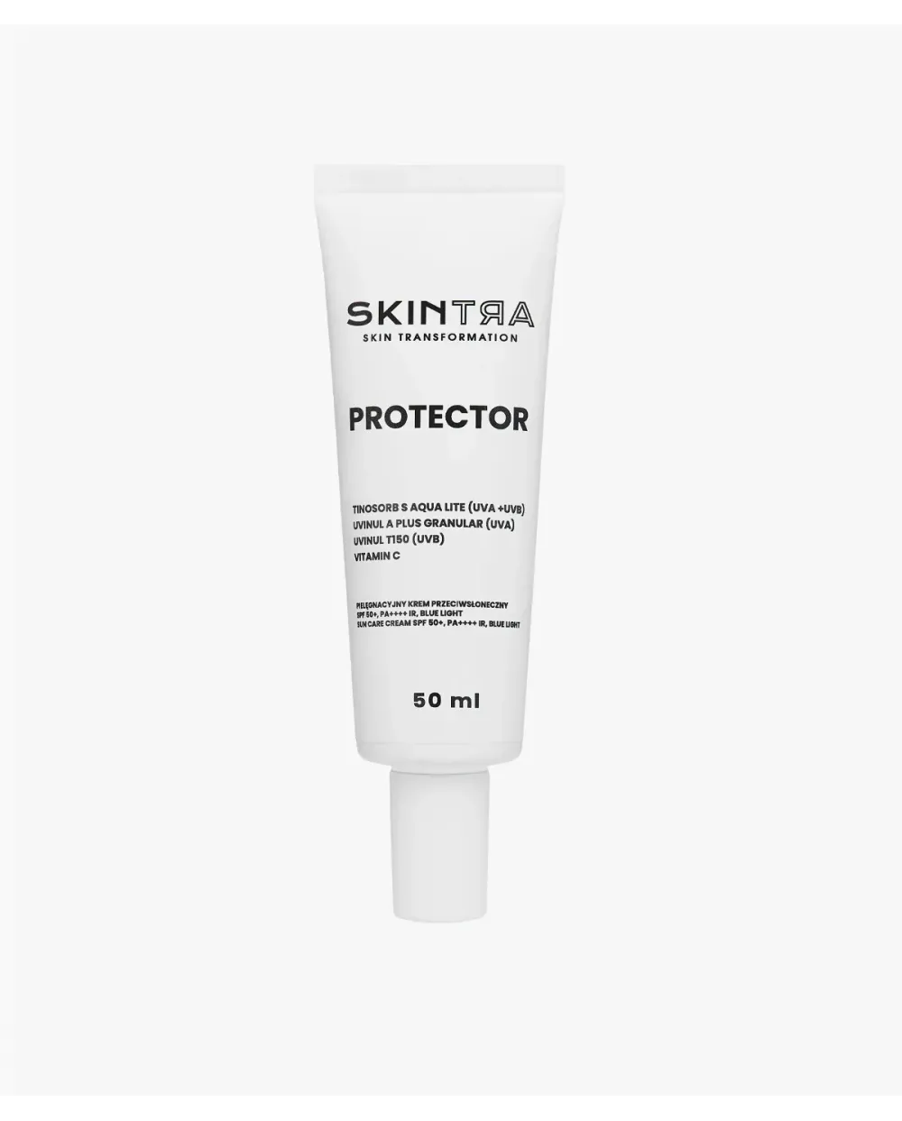 SkinTra Protector Solar SPF 50+ PA++++, IR, LUZ AZUL 50 ml