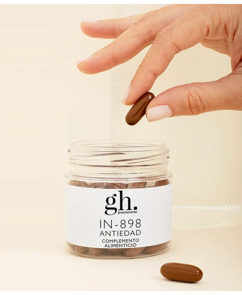 Gema Herrerías In 898 Antiedad complemento alimenticio 60 cápsulas + Regalo Pastillero