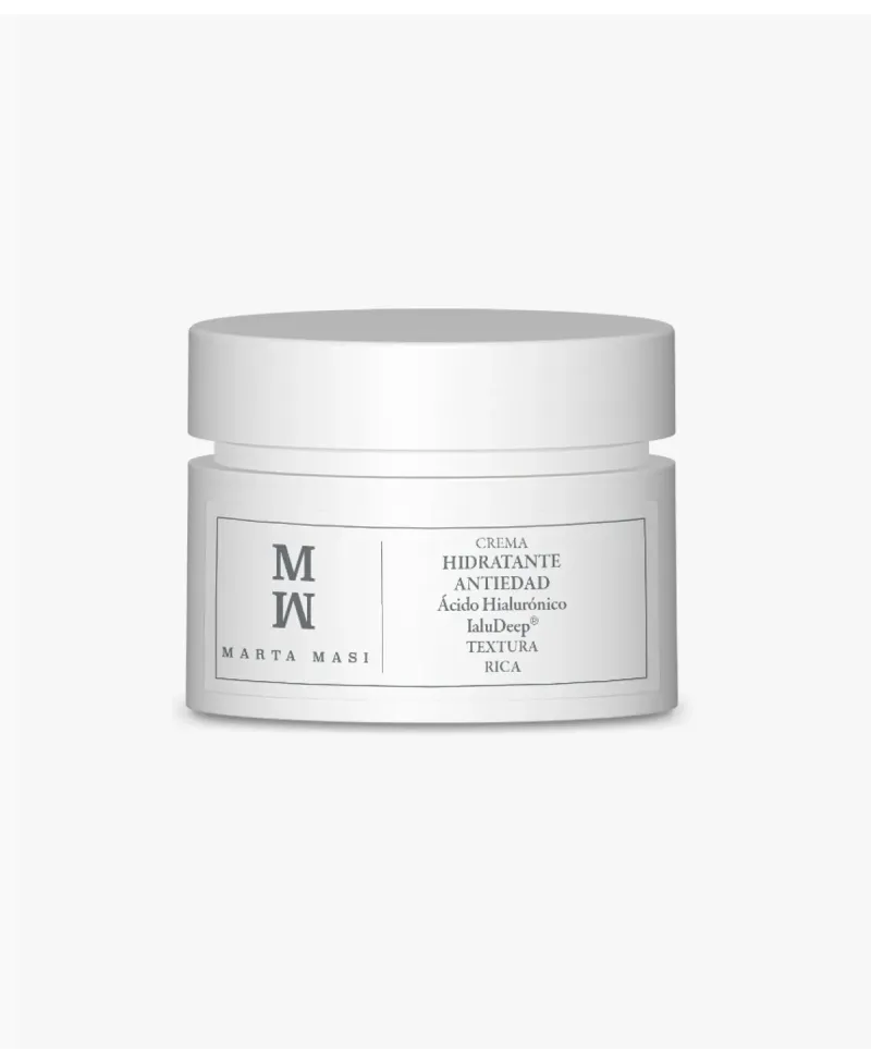 Marta Masi Crema Hidratante Antiedad Ácido Hialurónico Ialudeep Textura Rica 50 ml
