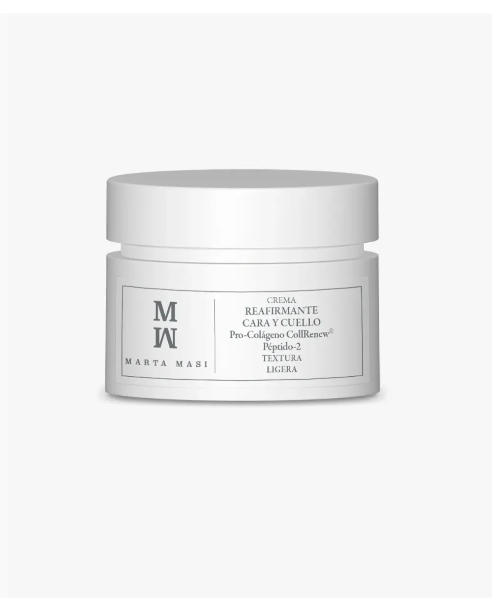 Marta Masi Crema Reafirmante Cara y Cuello Pro Colágeno y Péptido-2 Textura Ligera 50ml