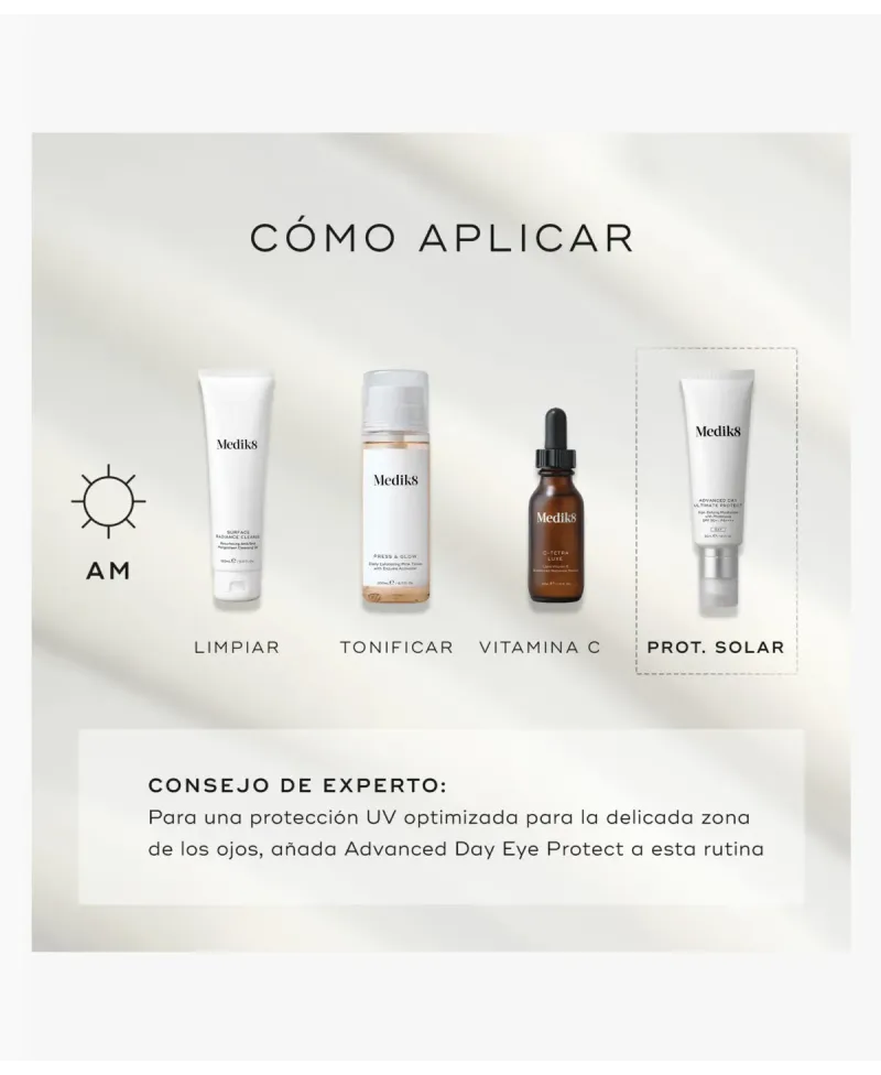 Medik8 Advanced Day Ultimate Protect SPF50+ Crema Hidratante Antiedad 50 ml