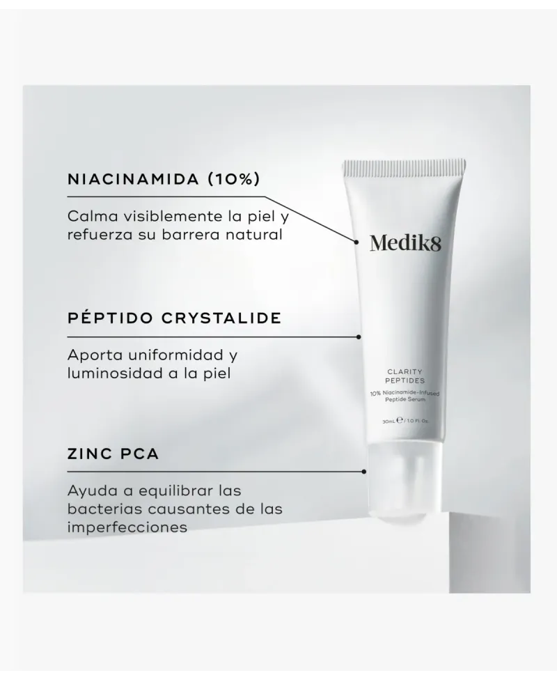 Medik8 Clarity Peptides con 10% de Niacinamida 30 ml